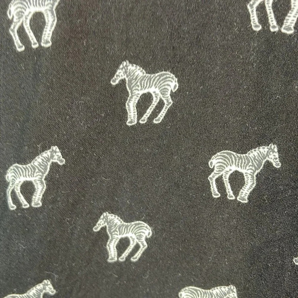 ABERCROMBIE & FITCH Zebra Print Mini Tunic Dress Black White Preppy Summer S - Picture 4 of 10